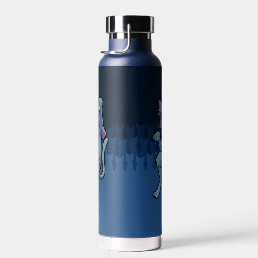 Bouteille D'eau Japanese Yokai Bakeneko- Dancing Cat (Plage)