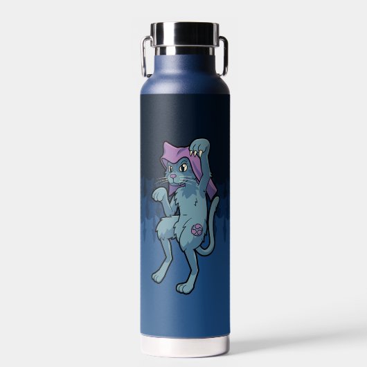 Bouteille D'eau Japanese Yokai Bakeneko- Dancing Cat (Avant)