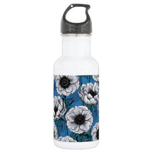 Bouteille D'eau Jardin d'anémone blanc