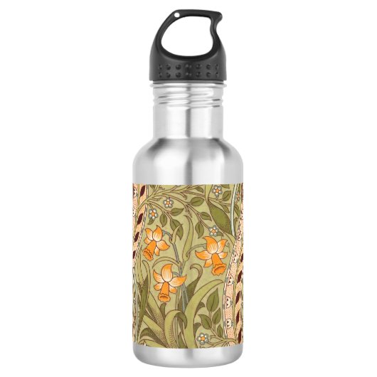 Bouteille D'eau Jardin de jonquilles de William Morris Fleur Class (Devant)