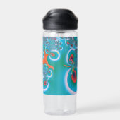 Bouteille D'eau Jardin de printemps Art Abstrait (Arrière)