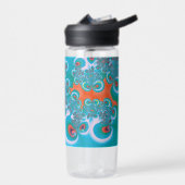 Bouteille D'eau Jardin de printemps Art Abstrait (Gauche)