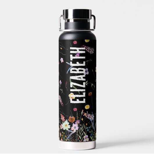 Bouteille D'eau Jardin fleur sauvage (Arrière)