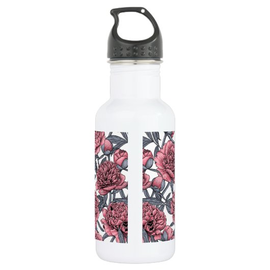 Bouteille D'eau Jardin rose (Dos)