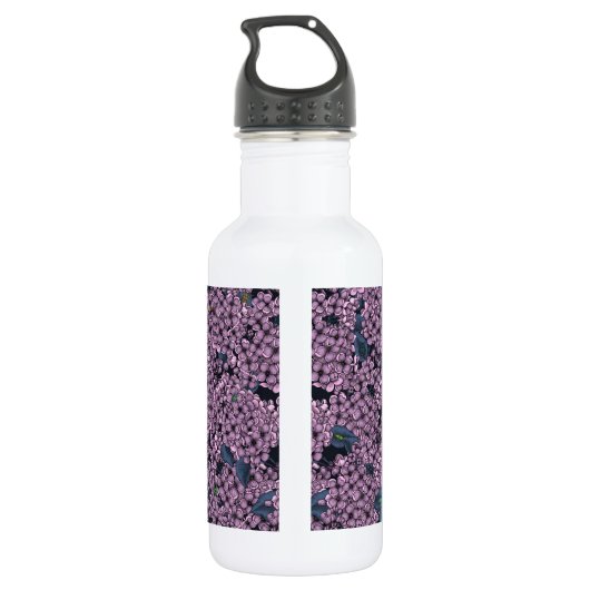 Bouteille D'eau Jardin Violet Lilac (Dos)