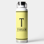 Bouteille D'eau Jaune monogramme (Plage)