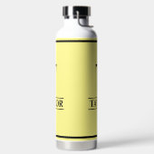 Bouteille D'eau Jaune monogramme (Droite)