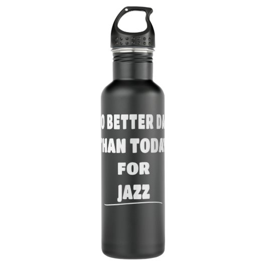 Bouteille D'eau Jazz Saxaphone Jazz Day Jazz Cadeau (Devant)