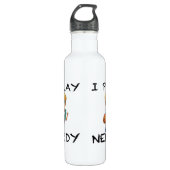 Bouteille D'eau Je joue Nerdy (Devant)