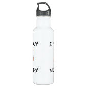 Bouteille D'eau Je joue Nerdy (Dos)