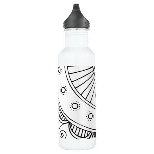 Bouteille D'eau Je Manifeste L'Abondance En Étant Une Affirmation  (Droite)