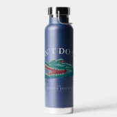 Bouteille D'eau Je ne fais pas de sieste Alligator - le Lotus blan (Gauche)