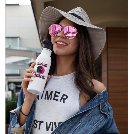 Bouteille D'eau Je ne peux pas rocher avec les gens