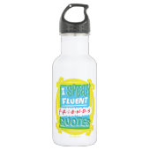 Bouteille D'eau Je parle des devis Fluent FRIENDS™ - Peephole (Devant)