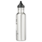 Bouteille D'eau Je pense donc que je suis dangereux (Droite)