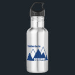 Bouteille D'eau Je Préférerais Être Dans Les Montagnes Durango Col<br><div class="desc">Durango Colorado a l'histoire du Far West,  une voie ferrée à voie étroite,  les ruines anciennes de Puebloan et l'aventure en plein air illimitée! Ce grand design vintage a un look rétro.</div>