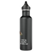 Bouteille D'eau je serai reconnaissant pour ce jour, papillon (Droite)