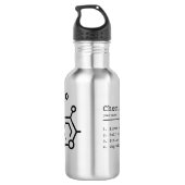 Bouteille D'eau Je suis chimiste (Dos)