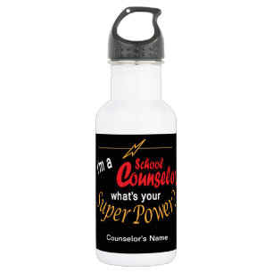 Bouteille D'eau Je suis conseiller scolaire, quel est ton super po