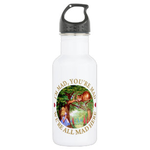 Bouteille D'eau Je suis fou, vous suis fou, nous suis tous fou ici