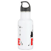 Bouteille D'eau Je suis le batteur (Dos)