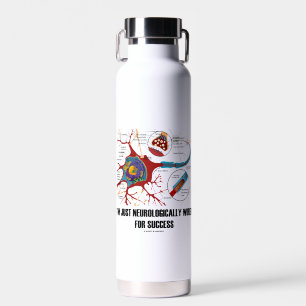 Bouteille D'eau Je suis simplement Neurologiquement connecté pour
