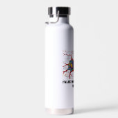 Bouteille D'eau Je suis simplement Neurologiquement connecté pour (Plage)