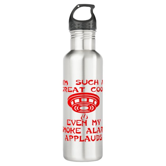 Bouteille D'eau Je suis tellement bon cuisinier même mes applaudis (Devant)