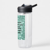 Bouteille D'eau Je suis un aimant pour l'affirmation de richesse (Gauche)