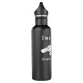 Bouteille D'eau Je suis un Platypus dans un Costume Humain Funny P (Gauche)