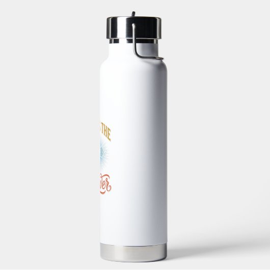 Bouteille D'eau Jésus est la réponse Croix chrétienne Vector Desig (Gym)