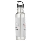 Bouteille D'eau Jésus Vous Aime Écriture (Dos)