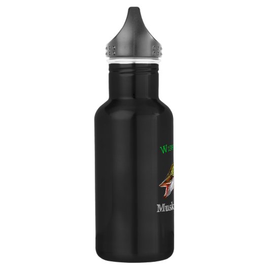 Bouteille D'eau J'Étais Muskie Fishin (Gauche)