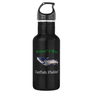 Bouteille D'eau J'Étais Pêche À La Catfish