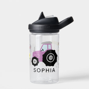 Bouteille D'eau Jeunes filles Jote Violet Tracteur École pour enfa