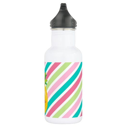 Bouteille D'eau Joli ananas brillant (Droite)