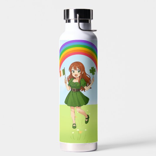 Bouteille D'eau Joli anime roux Saint Patrick (Gauche)