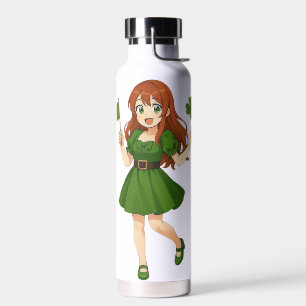 Bouteille D'eau Joli anime roux Saint Patrick
