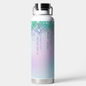 Bouteille D'eau Joli Aqua Turquoise Unicorn Parties scintillant Dr (Plage)