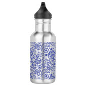 Bouteille D'eau Joli Blue Boho Chic Paisley Motif (Droite)