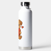 Bouteille D'eau Joli chiot/chien pour la Saint-Valentin (Droite)