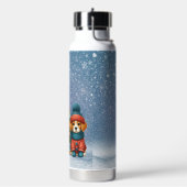 Bouteille D'eau Joli chiot de Noël & chaton (Gym)