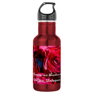 Bouteille D'eau Joli Ensemble De Roses Rouges