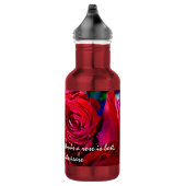 Bouteille D'eau Joli Ensemble De Roses Rouges (Droite)