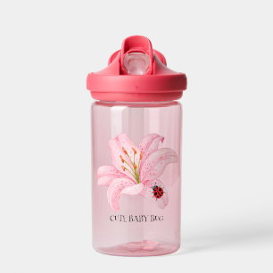 Bouteille D'eau Joli ladybug lily fleuris écolière enfants