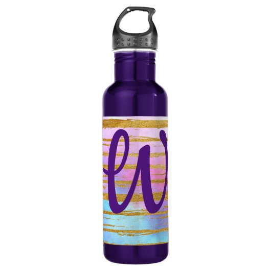 Bouteille D'eau Joli monogramme (Devant)