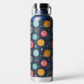 Bouteille D'eau Joli Motif Planète Souriante (Plage)