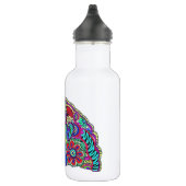 Bouteille D'eau joli paon (Droite)