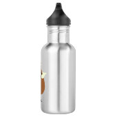 Bouteille D'eau Joli renard hipster Brown (Droite)