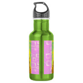 Bouteille D'eau Joli rose (Dos)